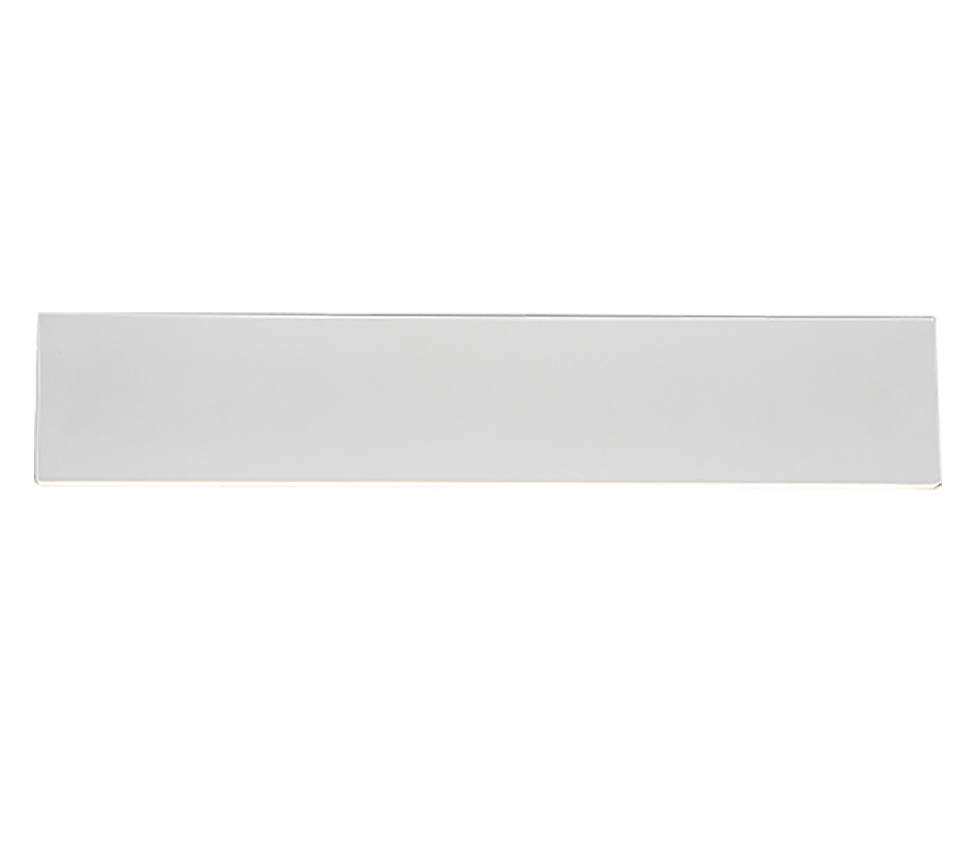 Concha LED wall lamp 47 cm matt white — 225174731