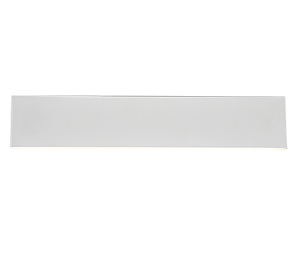 Concha LED wall lamp 47 cm matt white — 225174731