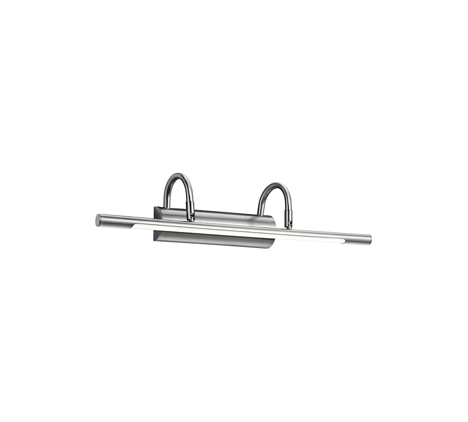 Cuadro LED wall lamp brushed steel — 225210107