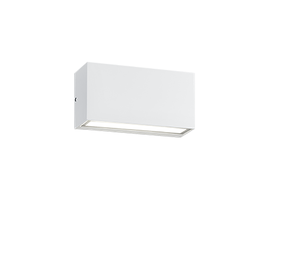 Trent LED wall lamp matt white — 226960231