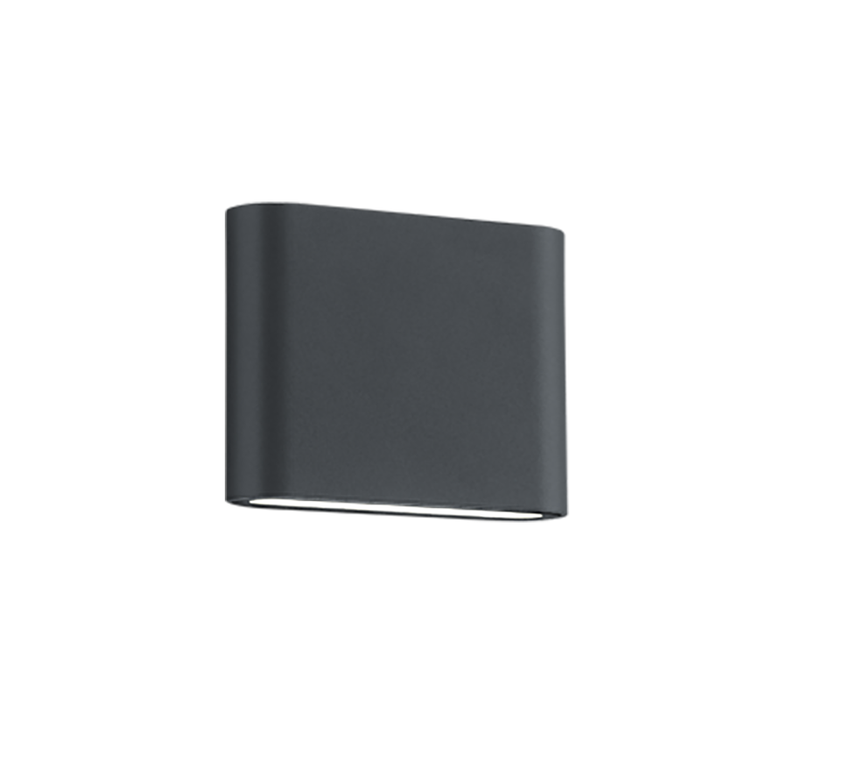 Thames II LED wall lamp 11,5x9 cm anthracite — 227560242
