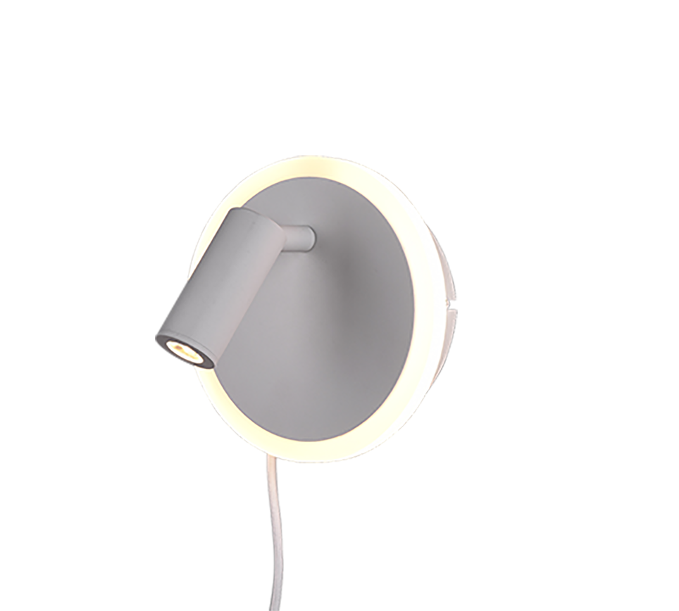Jordan LED wall lamp matt white — 229210231