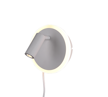 Jordan LED wall lamp matt white — 229210231