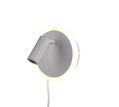 Jordan LED wall lamp matt white — 229210231