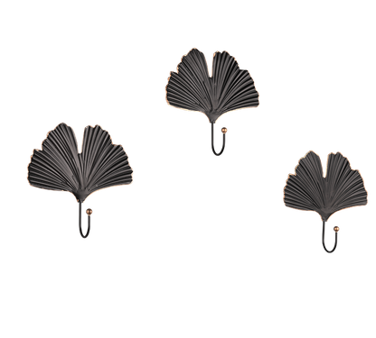 Merle hook rack 3-pack black/gold