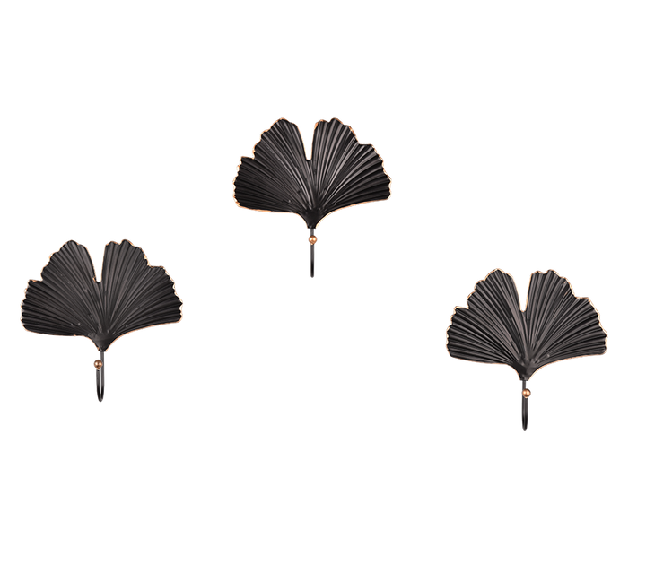 Merle hook rack 3-pack black/gold