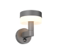 Mackenzie LED wall lamp anthracite/white motion sensor — 230569142