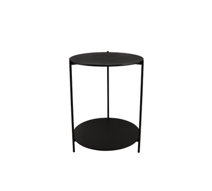 Paulina side table Ø48 cm black