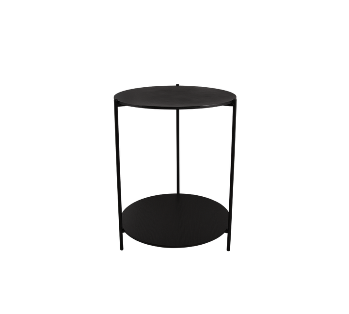 Paulina side table Ø48 cm black