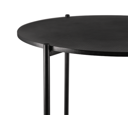 Paulina side table Ø48 cm black