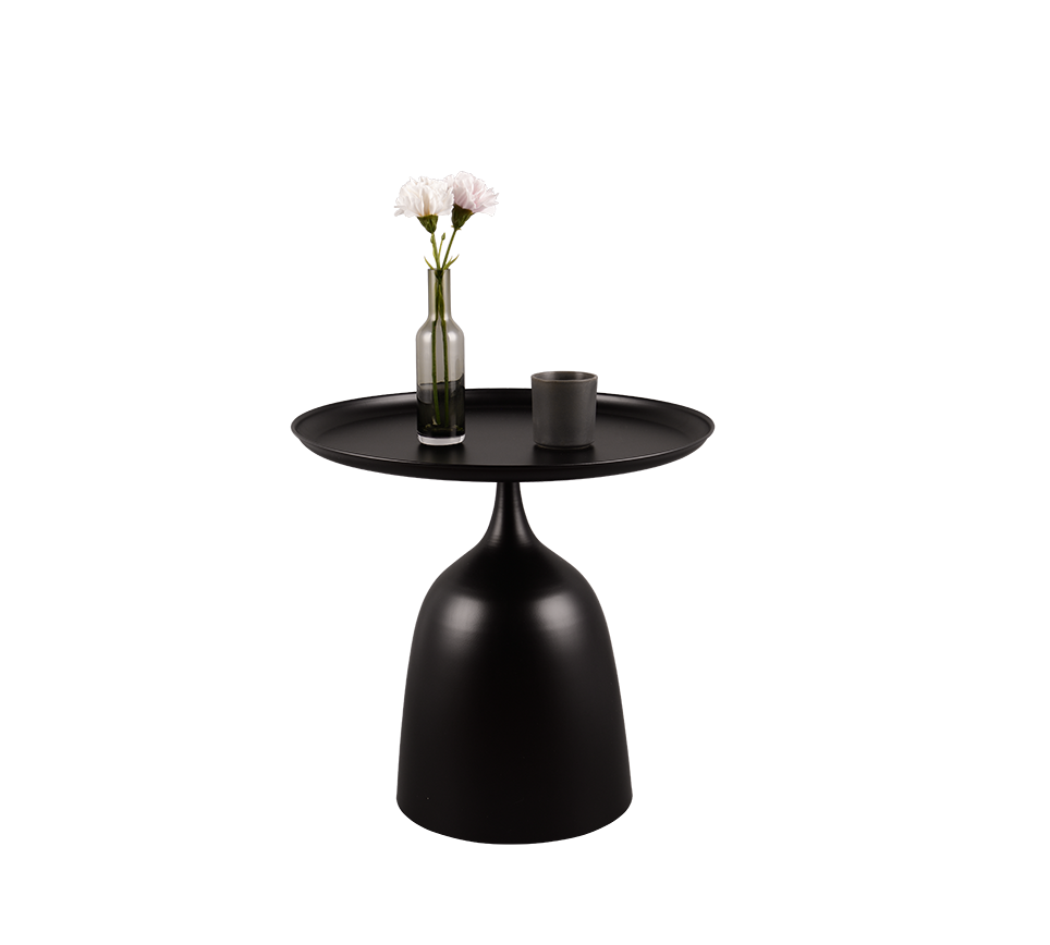 Ramona side table Ø48 x 44 cm black