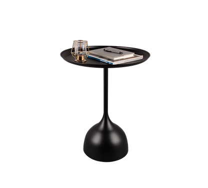 Ramona side table Ø48 x 60 cm black