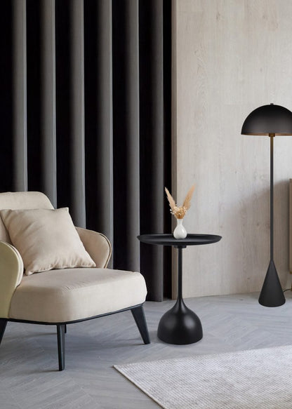 Ramona side table Ø48 x 60 cm black