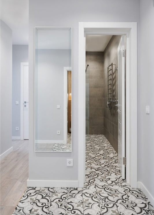 Vanny mirror 50 x 150 cm silver