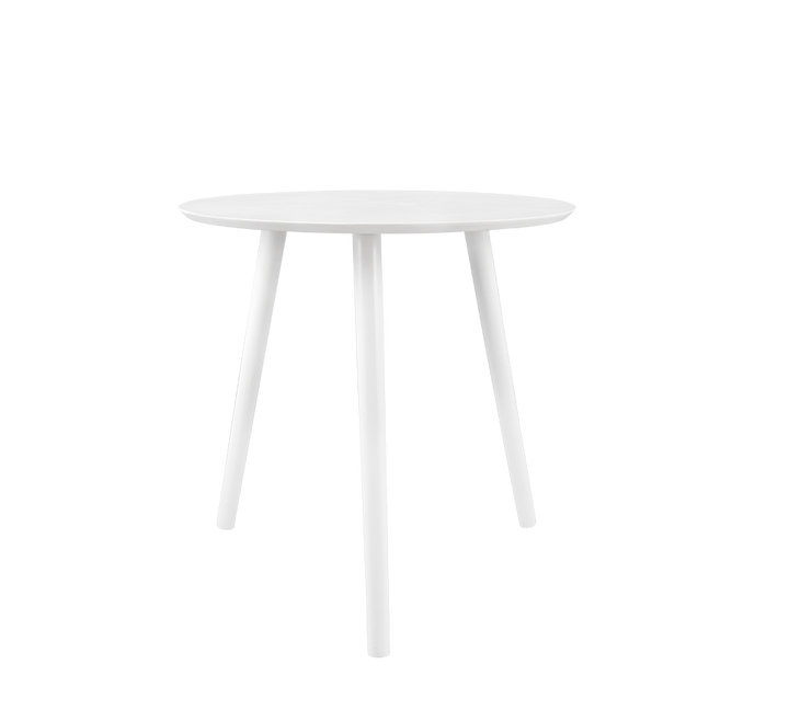 Vilma serial table Ø50 cm + Ø45 cm white