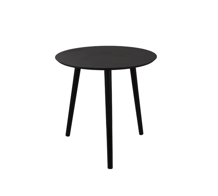 Vilma serial table Ø50 cm + Ø45 cm black