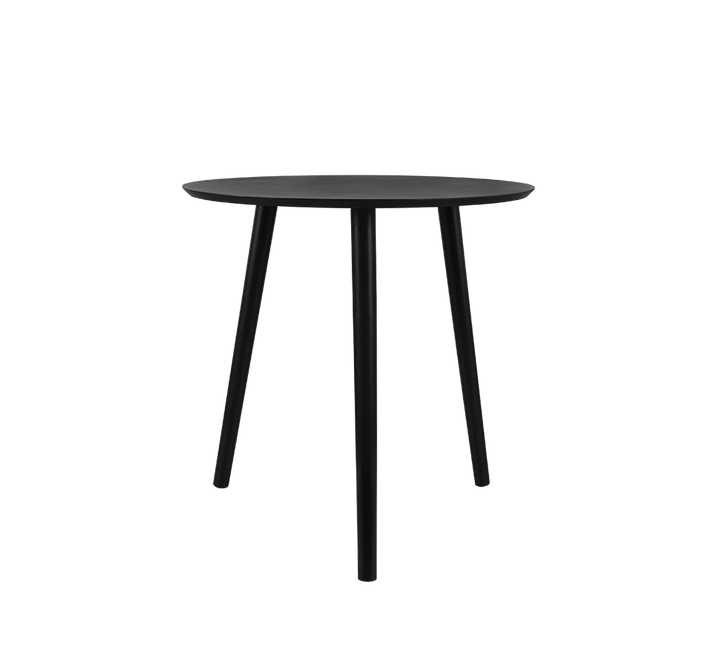 Vilma serial table Ø50 cm + Ø45 cm black