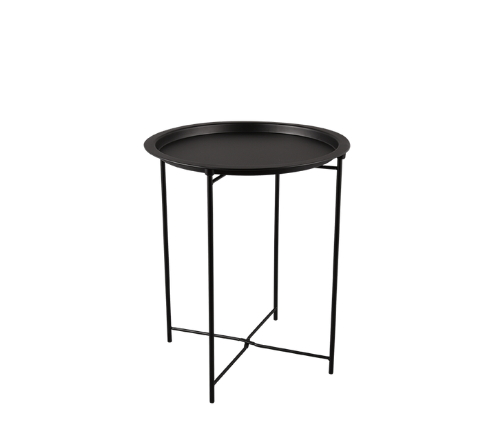Caro side table 43 x 51 cm black