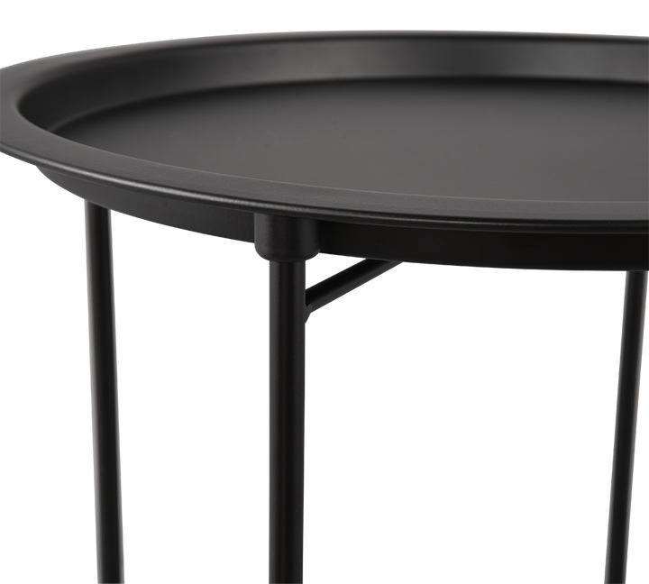 Caro side table 43 x 51 cm black