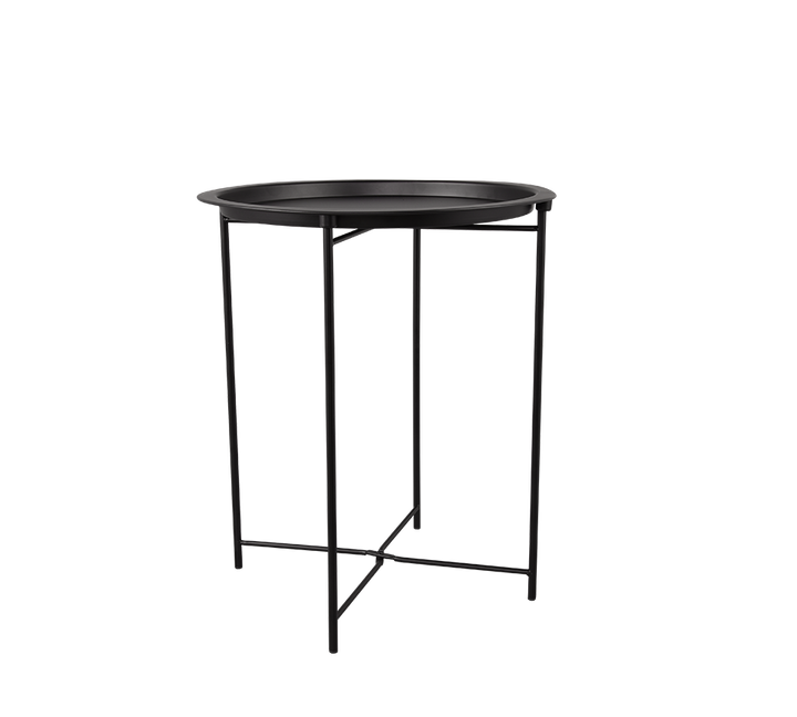 Caro side table 43 x 51 cm black