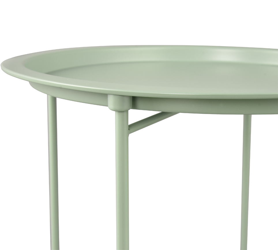 Caro side table 43 x 51 cm green