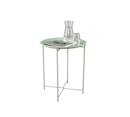 Caro side table 43 x 51 cm green