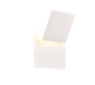 Mio LED wall lamp square matt white — 240319131