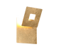 Leano LED wall lamp square gold — 240319179