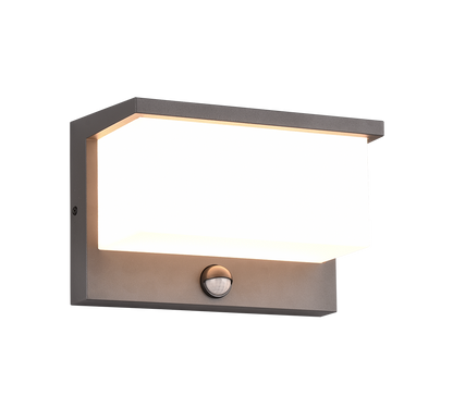 Nestos LED wall lamp anthracite motion sensor — 240969142