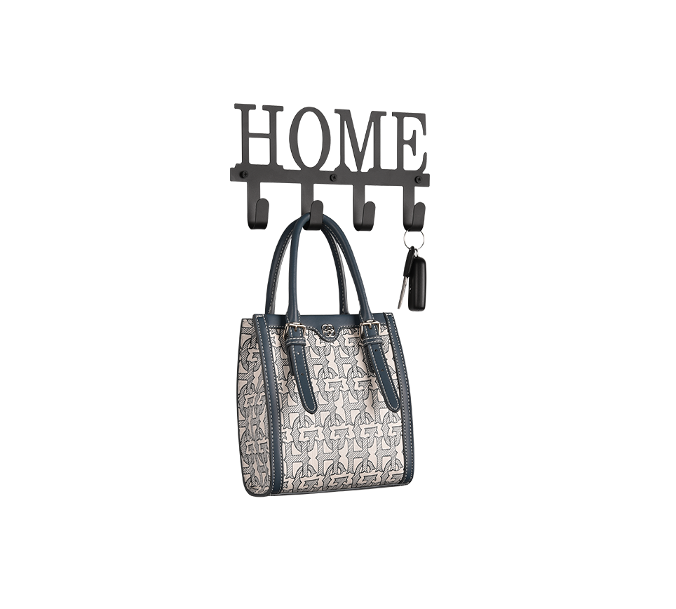 Nicola rack 25 x 13 cm "HOME" black