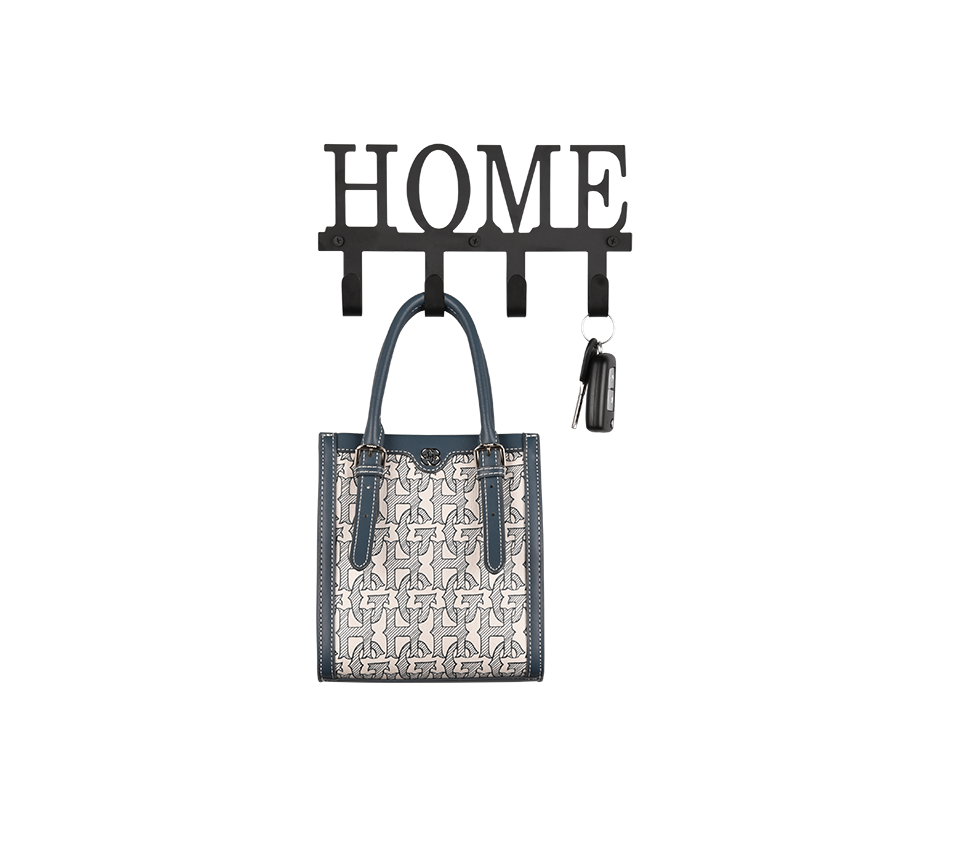 Nicola rack 25 x 13 cm "HOME" black