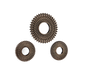 Amanda mirror set 3-pack black/gold