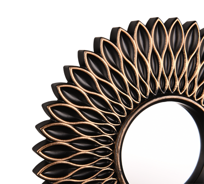 Amanda mirror set 3-pack black/gold