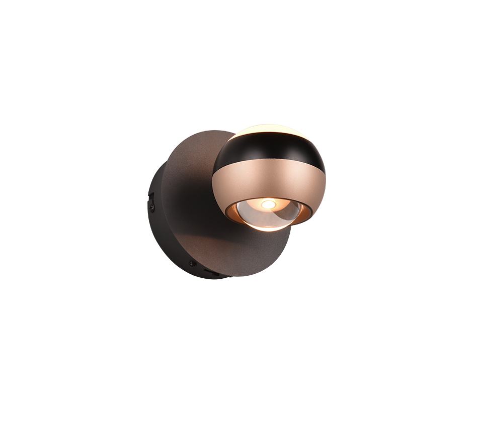 Orbit LED wall lamp matt black — 244410132