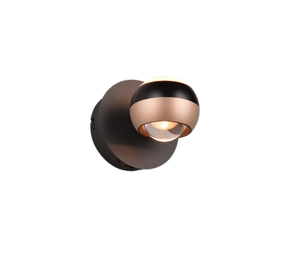 Orbit LED wall lamp matt black — 244410132