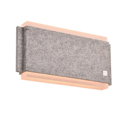 Cicara LED wall lamp 30 cm brushed steel/grey — 245110207