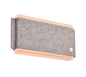 Cicara LED wall lamp 30 cm brushed steel/grey — 245110207