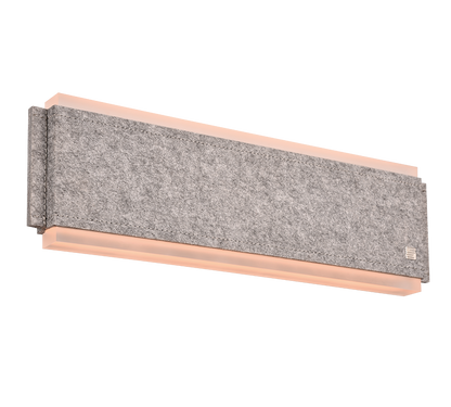 Cicara LED wall lamp 50 cm brushed steel/grey — 245190207