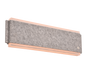 Cicara LED wall lamp 50 cm brushed steel/grey — 245190207