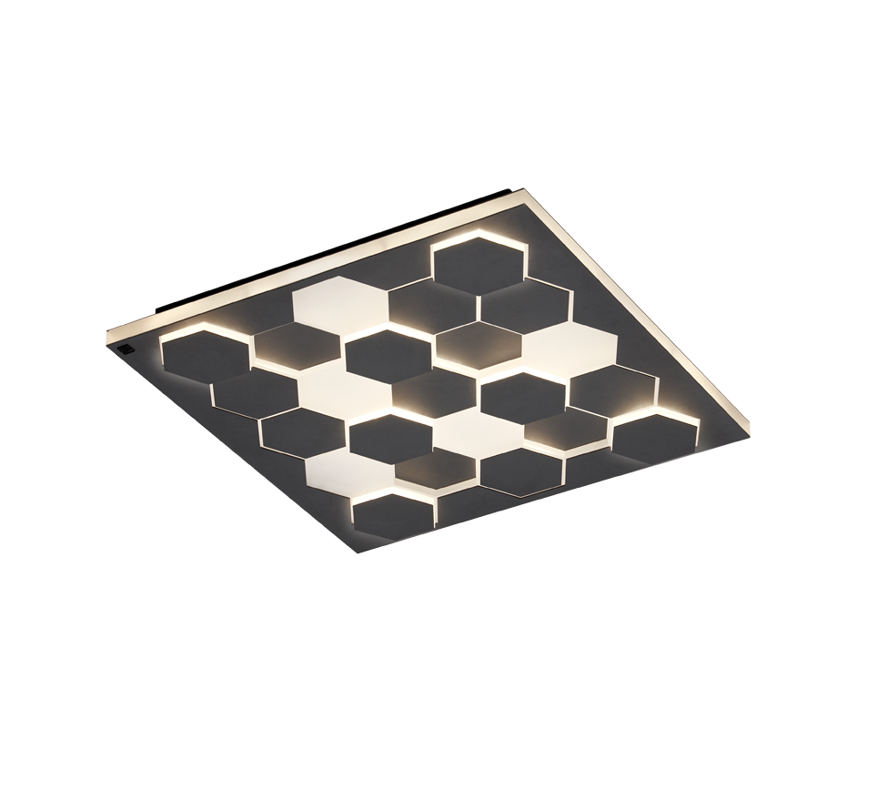 Cifavo LED wall lamp 55 cm matt black — 245410132
