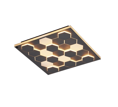 Cifavo LED wall lamp 55 cm matt black — 245410132