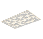 Cifavo LED wall lamp 115 cm matt white — 245490131