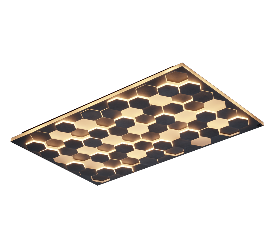 Cifavo LED wall lamp 115 cm matt black — 245490132