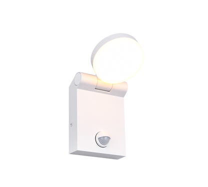 Adour LED wall lamp matt white motion sensor — 245569131