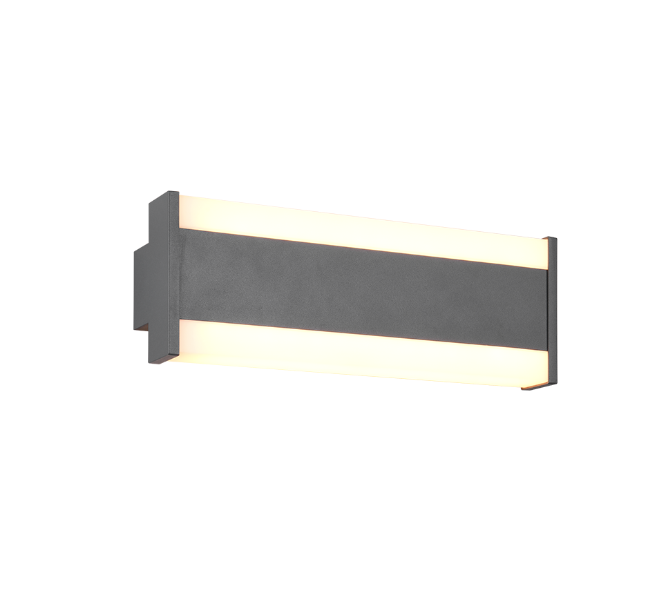 Dawson LED wall lamp 30 cm anthracite — 246360142