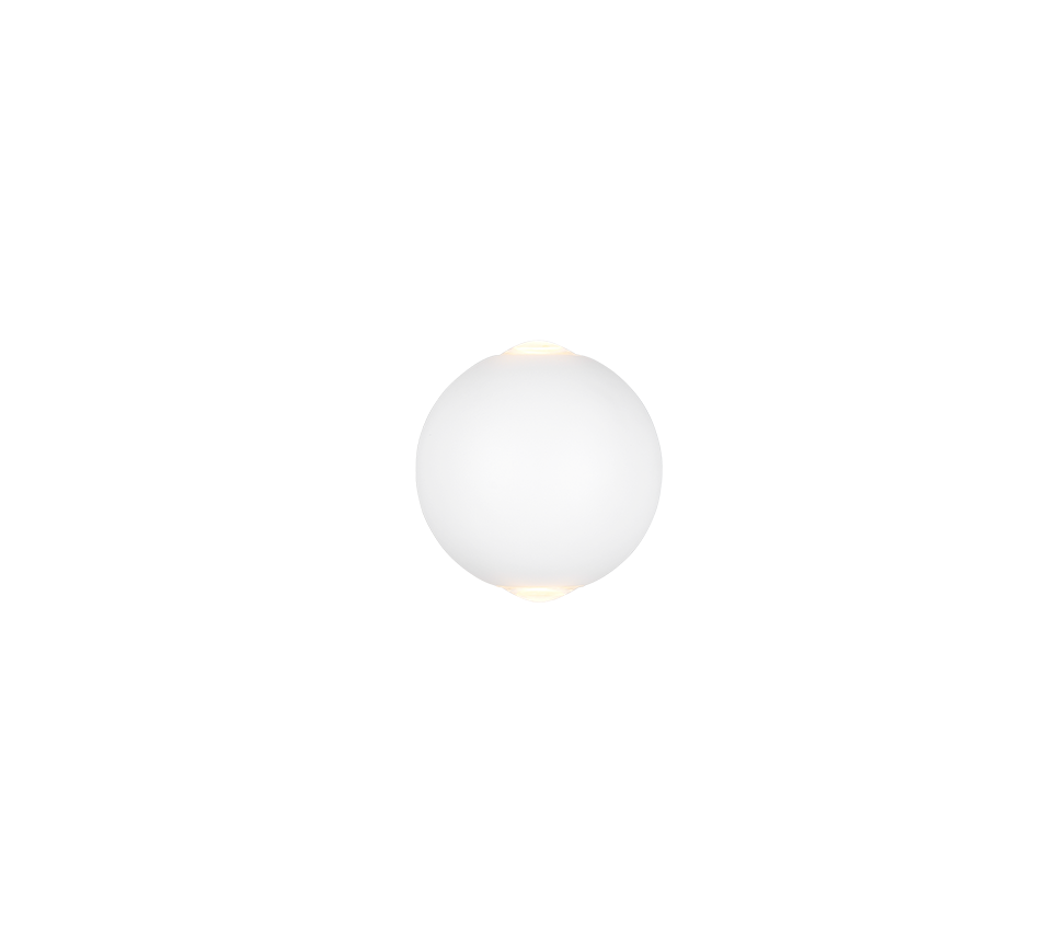 Avisio 2xLED wall lamp matt white — 246760231
