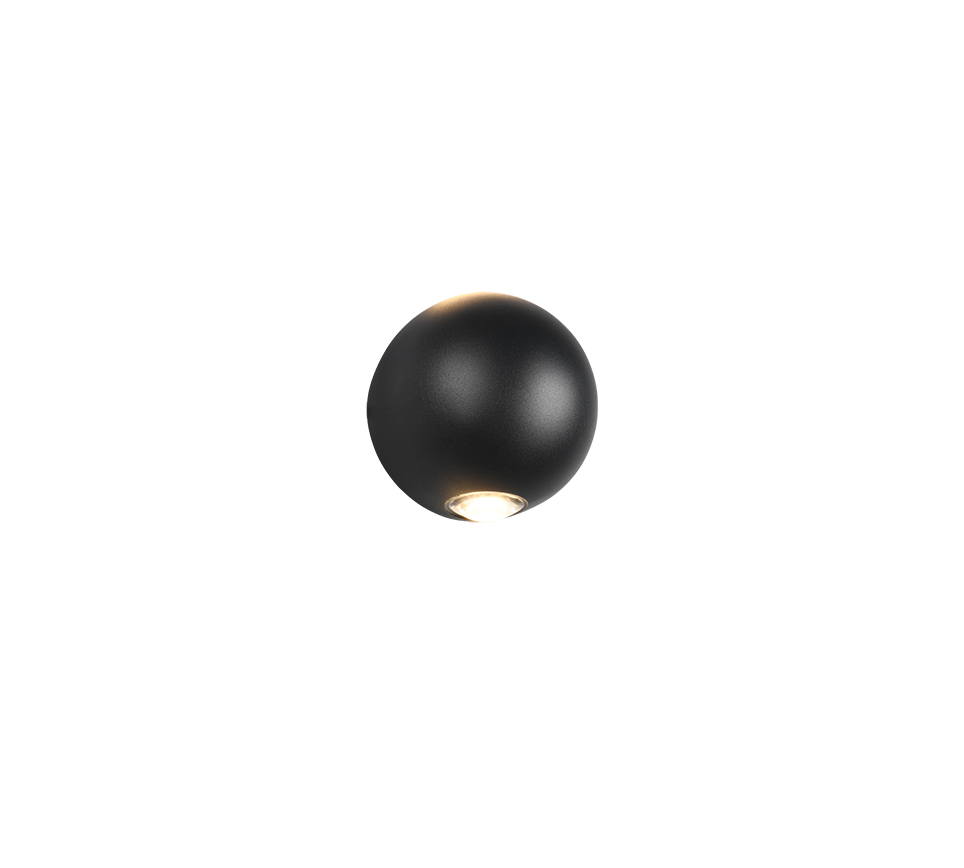 Avisio 2xLED wall lamp matt black — 246760232