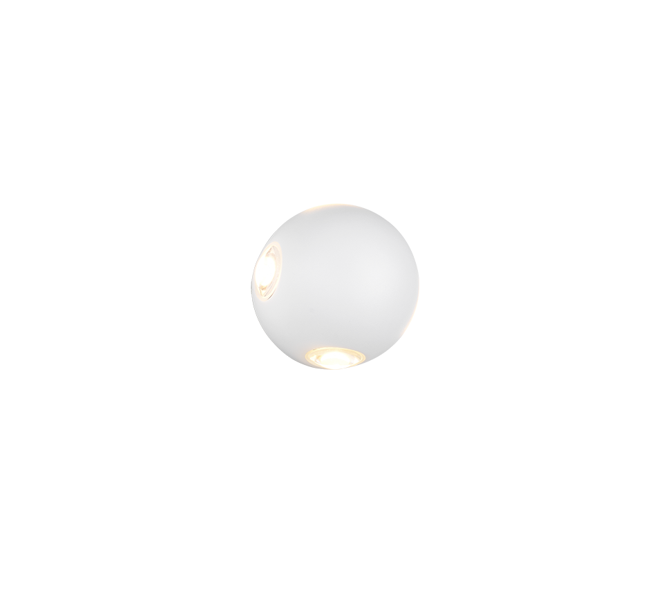 Avisio 4xLED wall lamp matt white — 246760431