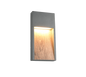 Salmon LED wall lamp wood/anthracite — 246960135