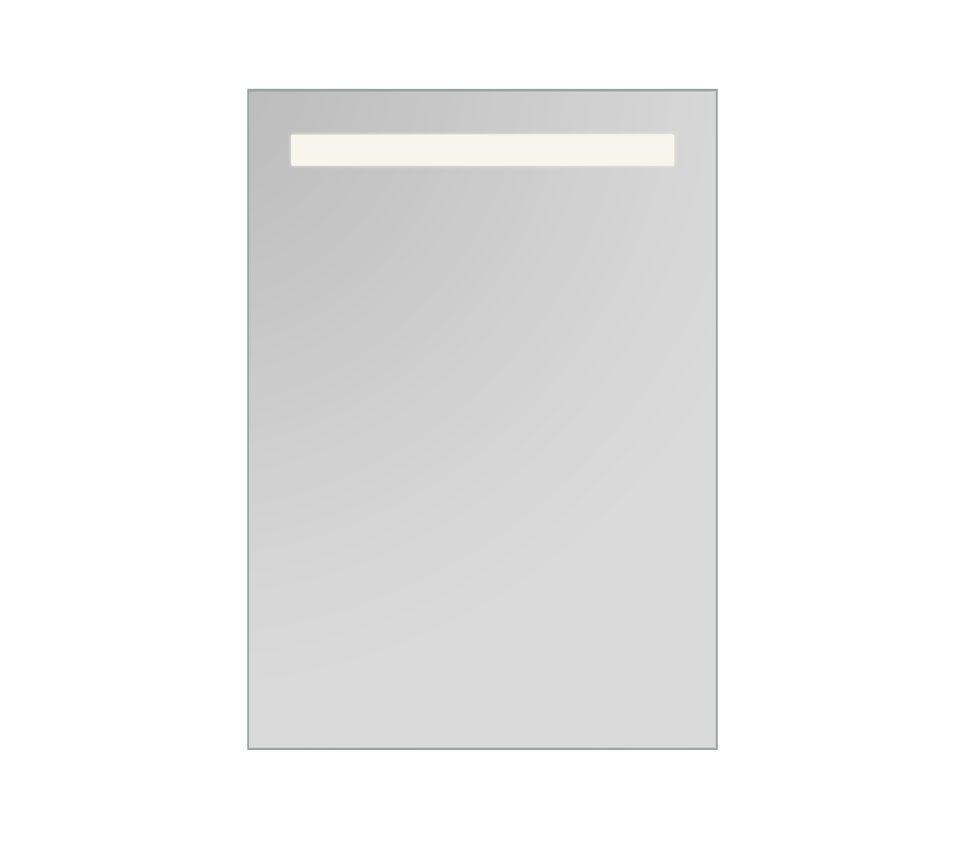 Thekla mirror with LED-light mirror glass IP44